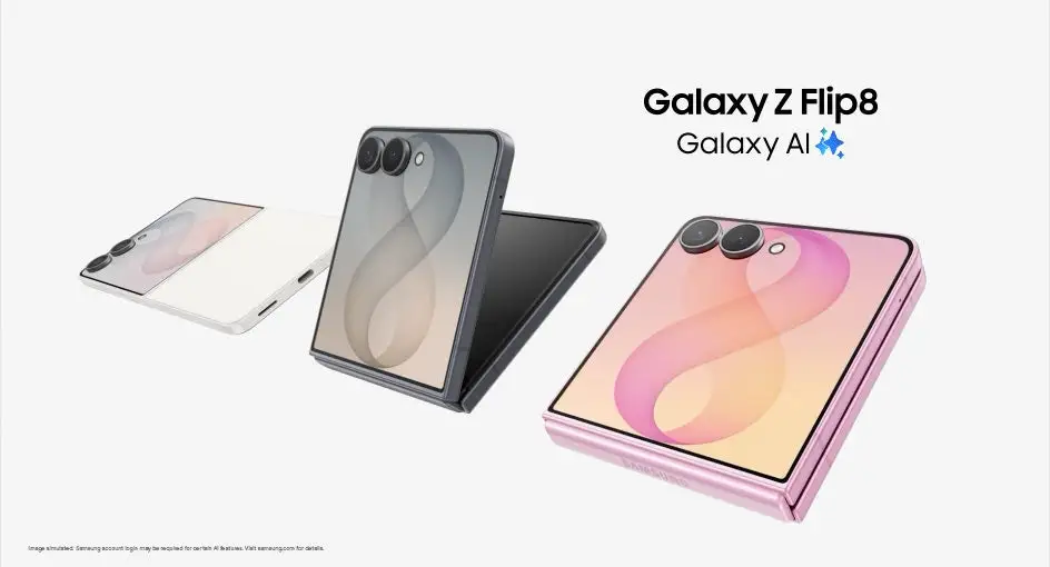 Samsung Galaxy Z Flip8 official product image