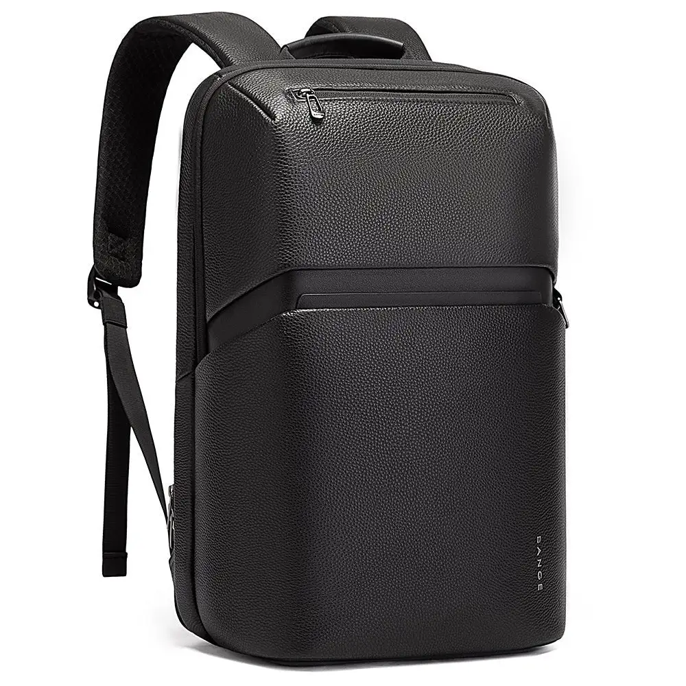 BANGE 6625 leather laptop backpack